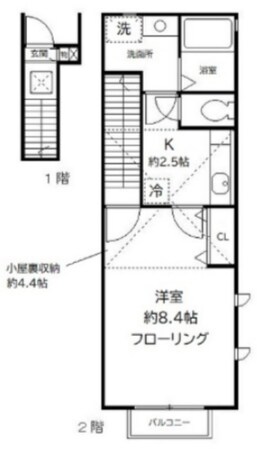 デザインコート大崎の物件間取画像